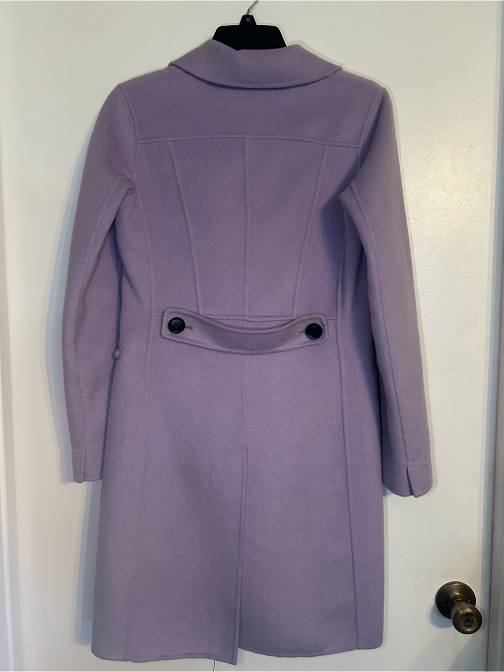 BCBGMaxAzria Lavender Long Wool-Blend Coat - Picture 5 of 8